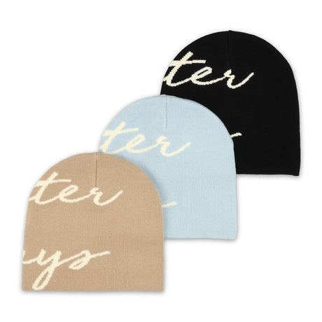 Creme Beanie