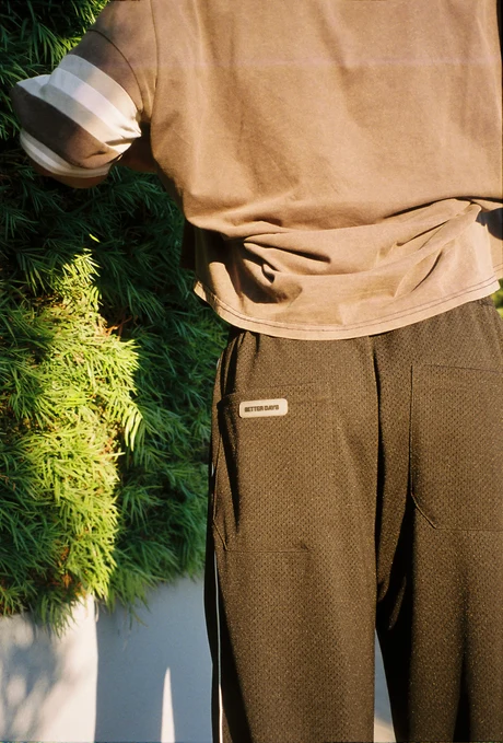 Black Mesh Pant