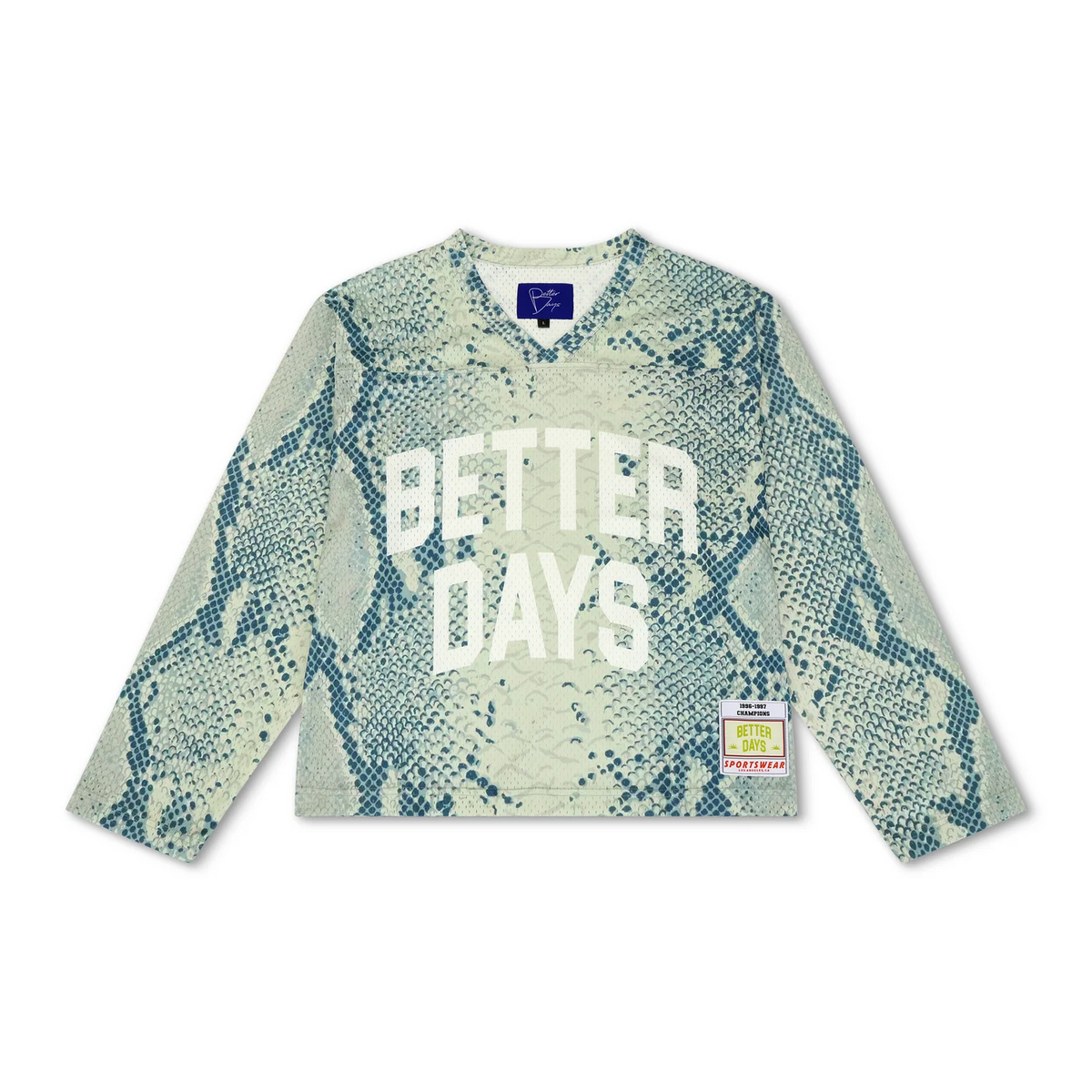 Snakeskin Mesh Jersey