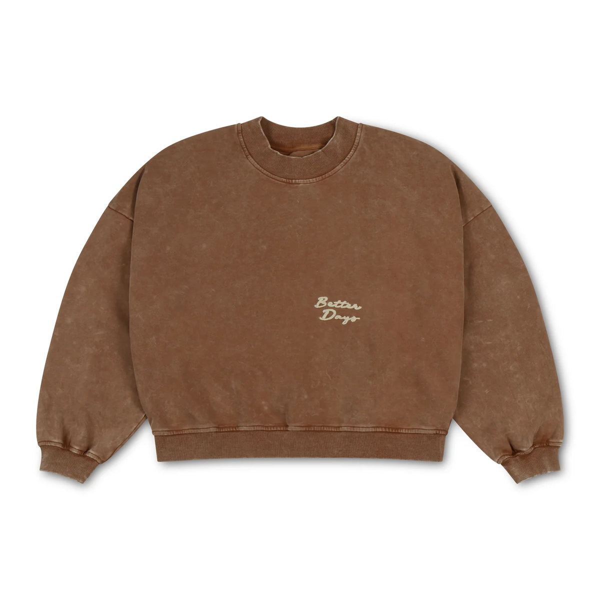 Brown Marble Crewneck
