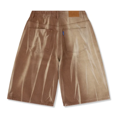 Mocha Denim Shorts