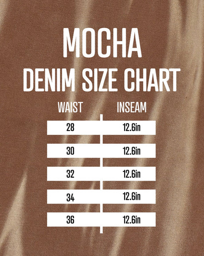 Mocha Denim Shorts