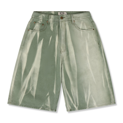 Matcha Denim Shorts