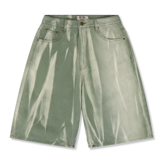 Matcha Denim Shorts