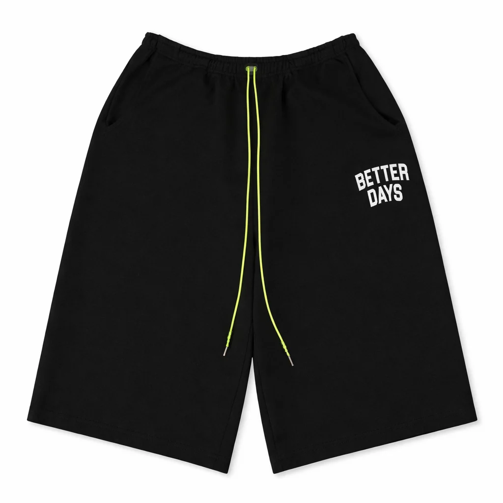 Black 3/4 Shorts